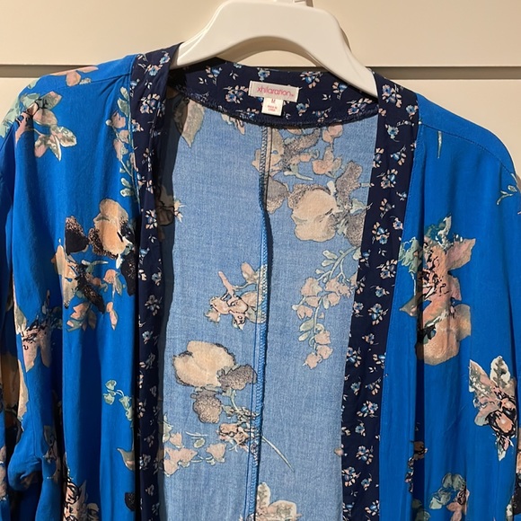 Blue Flowered Robe - Picture 2 of 5